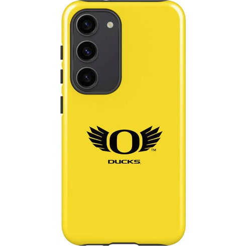 University of Oregon Ducks Yellow Galaxy S23 Pro Case