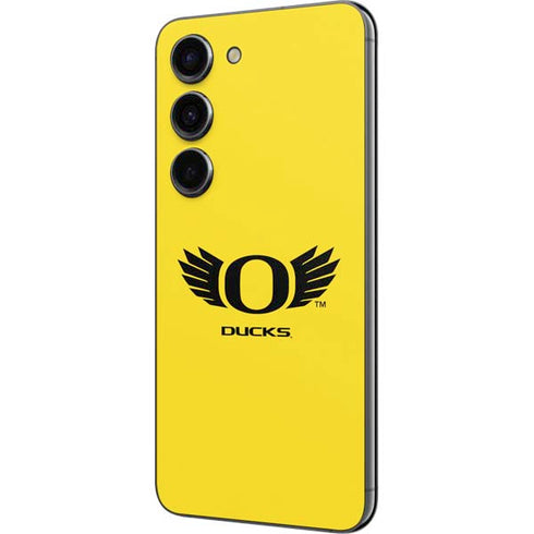 University of Oregon Ducks Yellow Galaxy S23 Skin