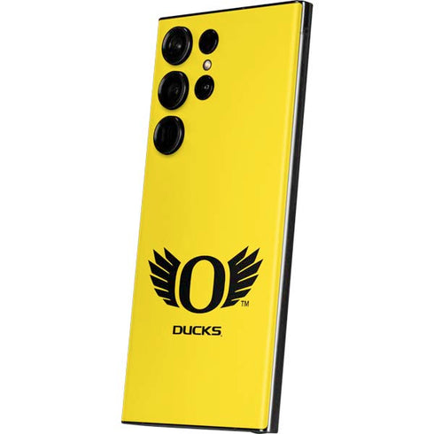 University of Oregon Ducks Yellow Galaxy S23 Ultra Skin