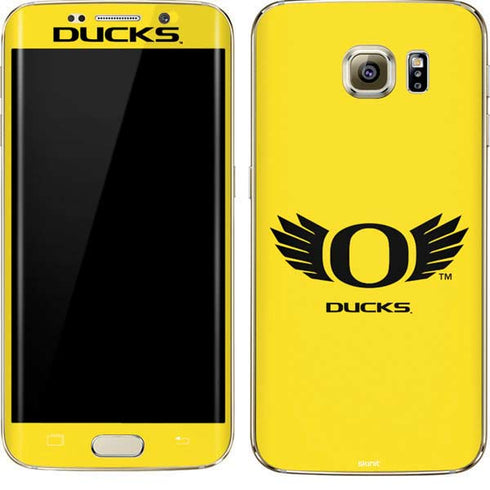 University of Oregon Ducks Yellow Galaxy S7 Edge Skin