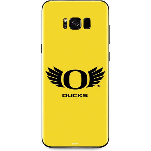 University of Oregon Ducks Yellow Galaxy S8 Plus Skin