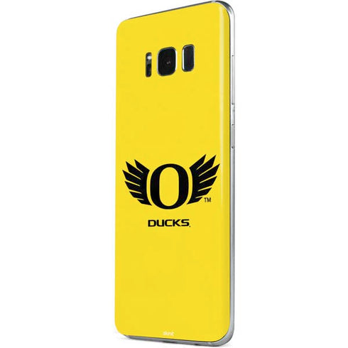 University of Oregon Ducks Yellow Galaxy S8 Skin