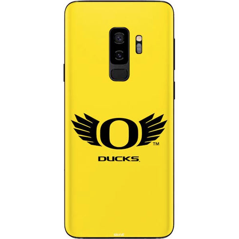 University of Oregon Ducks Yellow Galaxy S9 Plus Skin