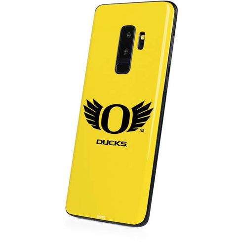 University of Oregon Ducks Yellow Galaxy S9 Plus Skin