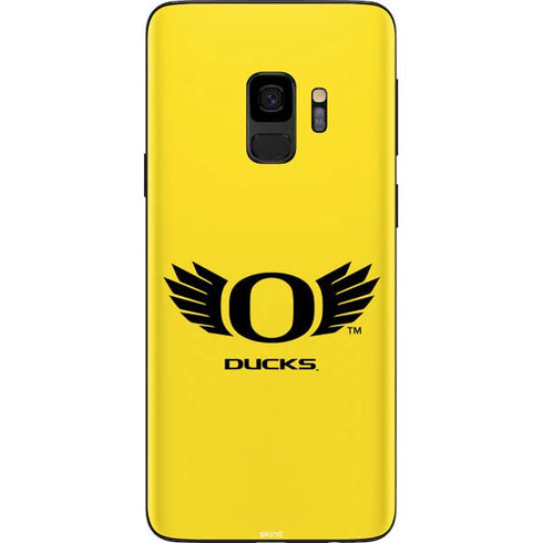 University of Oregon Ducks Yellow Galaxy S9 Skin
