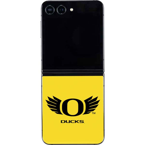 University of Oregon Ducks Yellow Galaxy Z Flip5 5G Skin