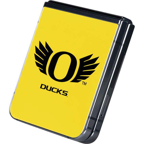University of Oregon Ducks Yellow Galaxy Z Flip5 5G Skin