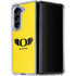 University of Oregon Ducks Yellow Galaxy Z Fold5 5G Clear Case
