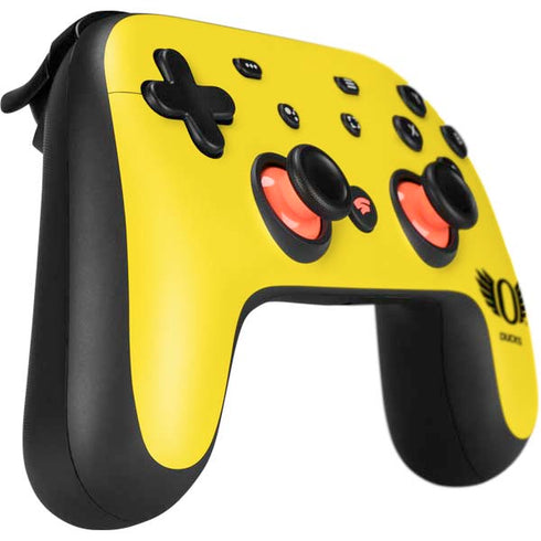 University of Oregon Ducks Yellow Google Stadia Controller Skin