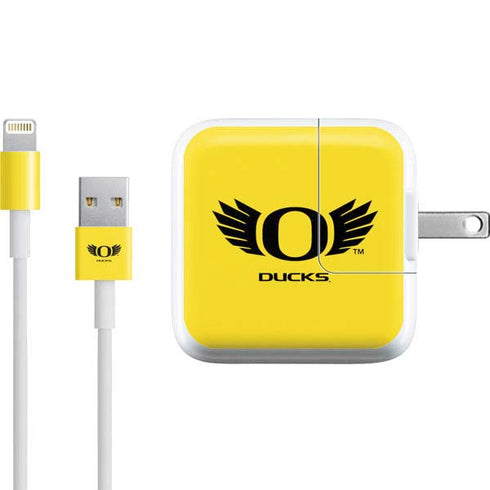 University of Oregon Ducks Yellow iPad Charger (10W USB) Skin