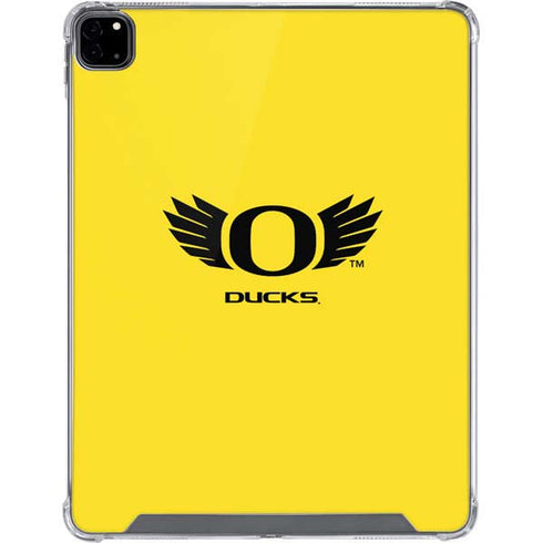 University of Oregon Ducks Yellow iPad Pro 12.9in (2020) Clear Case