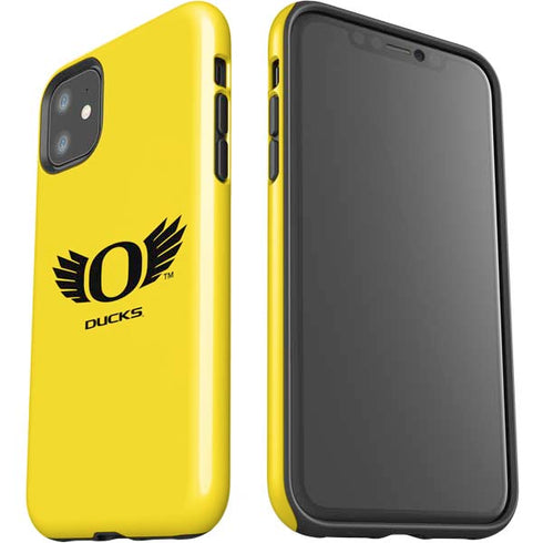 University of Oregon Ducks Yellow iPhone 11 Impact Case