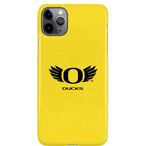 University of Oregon Ducks Yellow iPhone 11 Pro Max Lite Case