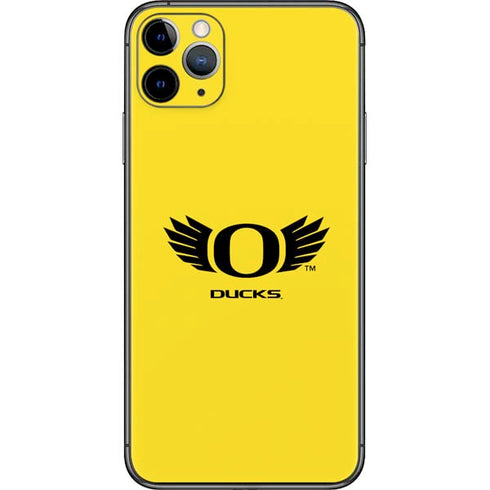 University of Oregon Ducks Yellow iPhone 11 Pro Max Skin