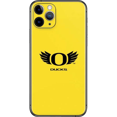 University of Oregon Ducks Yellow iPhone 11 Pro Skin