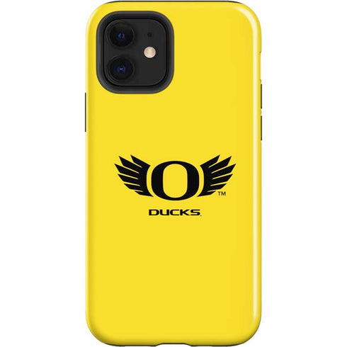 University of Oregon Ducks Yellow iPhone 12 Impact Case