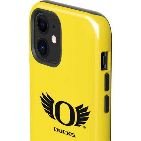 University of Oregon Ducks Yellow iPhone 12 Impact Case