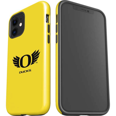 University of Oregon Ducks Yellow iPhone 12 Impact Case