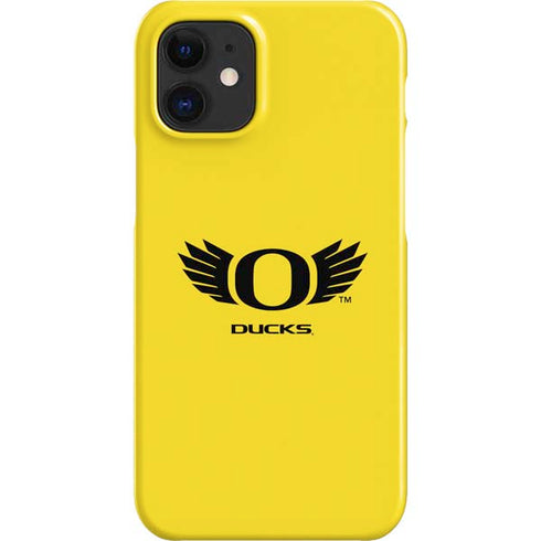 University of Oregon Ducks Yellow iPhone 12 Mini Lite Case