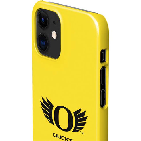 University of Oregon Ducks Yellow iPhone 12 Mini Lite Case