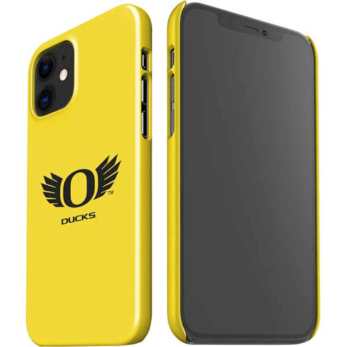 University of Oregon Ducks Yellow iPhone 12 Mini Lite Case