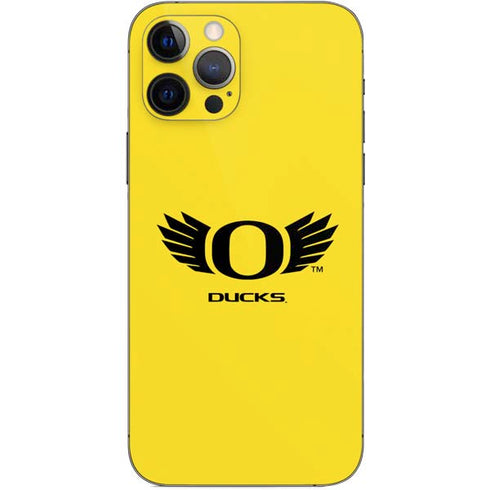 University of Oregon Ducks Yellow iPhone 12 Pro Skin