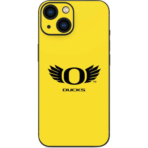 University of Oregon Ducks Yellow iPhone 13 Mini Skin