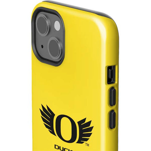 University of Oregon Ducks Yellow iPhone 15 Plus Impact Case