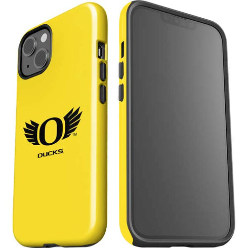University of Oregon Ducks Yellow iPhone 15 Plus Impact Case
