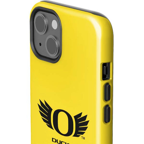 University of Oregon Ducks Yellow iPhone 15 Impact Case