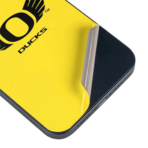 University of Oregon Ducks Yellow iPhone 14 Plus Skin