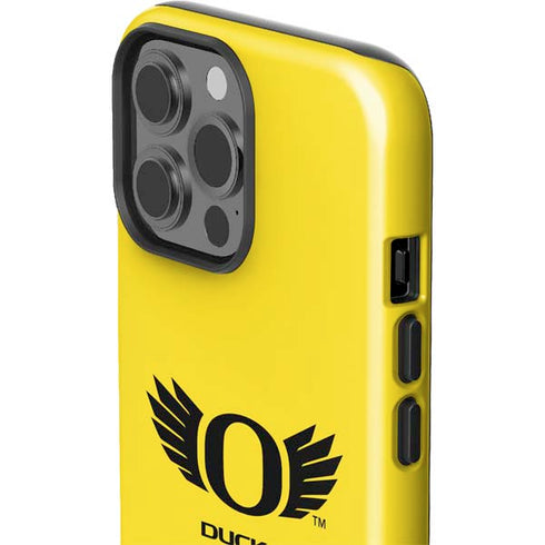 University of Oregon Ducks Yellow iPhone 15 Pro Max Impact Case