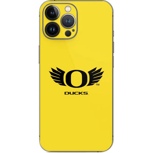 University of Oregon Ducks Yellow iPhone 14 Pro Max Skin