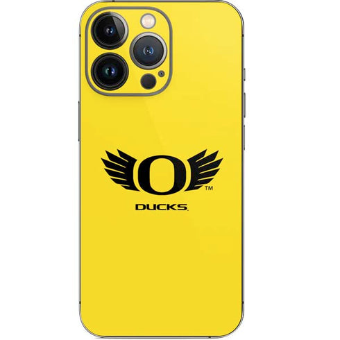 University of Oregon Ducks Yellow iPhone 14 Pro Skin