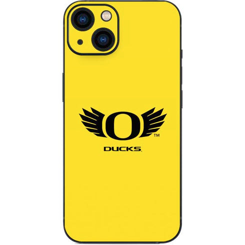 University of Oregon Ducks Yellow iPhone 14 Skin