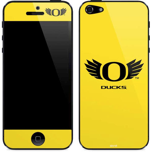 University of Oregon Ducks Yellow iPhone 5/5s/5SE Skin