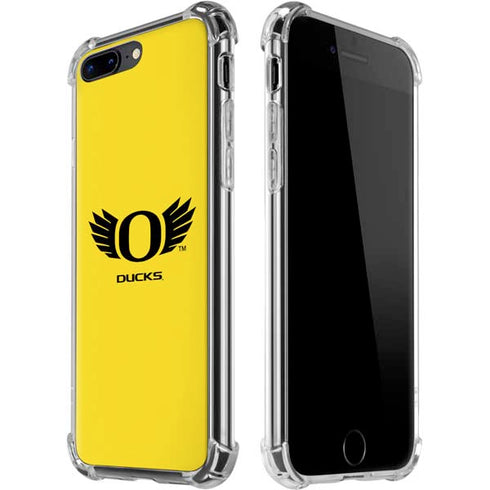 University of Oregon Ducks Yellow iPhone 7/8 Plus Clear Case