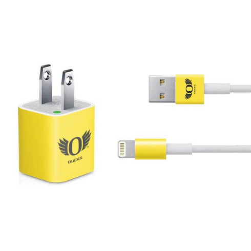 University of Oregon Ducks Yellow iPhone Charger (5W USB) Skin