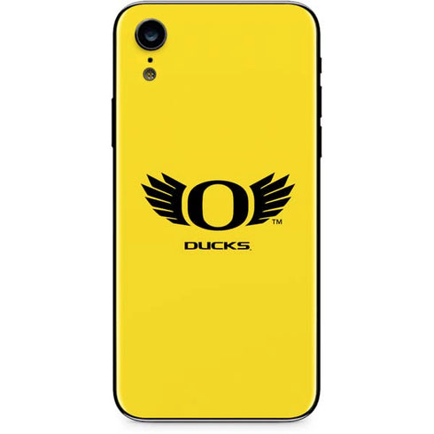 University of Oregon Ducks Yellow iPhone XR Skin