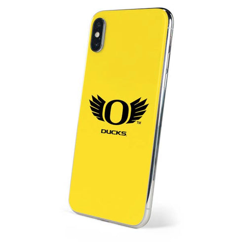 University of Oregon Ducks Yellow iPhone XS Skin