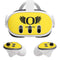 University of Oregon Ducks Yellow Meta Quest 3 Skin