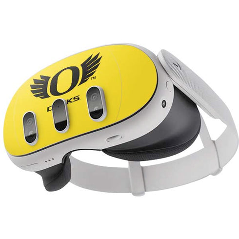 University of Oregon Ducks Yellow Meta Quest 3 Skin