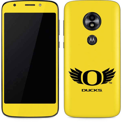 University of Oregon Ducks Yellow Moto E5 Play Skin