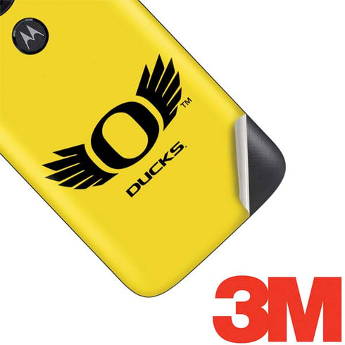 University of Oregon Ducks Yellow Moto E5 Play Skin
