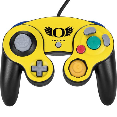 University of Oregon Ducks Yellow Nintendo GameCube Controller Skin