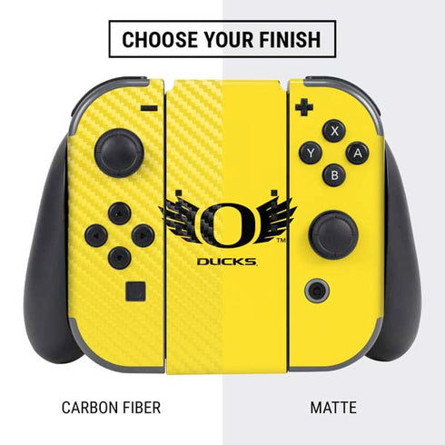 University of Oregon Ducks Yellow Nintendo Switch Bundle Skin
