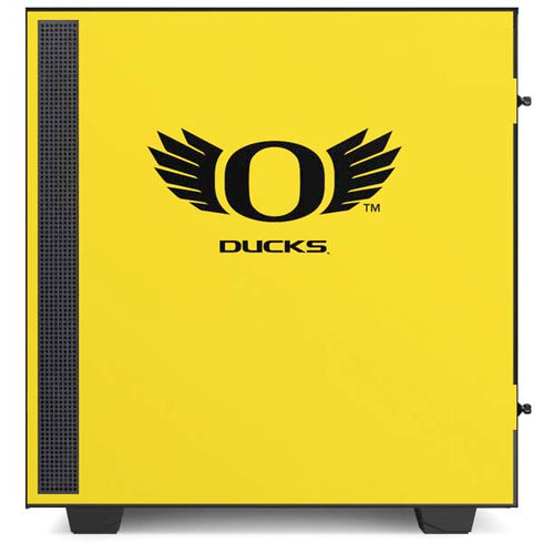 University of Oregon Ducks Yellow NZXT H510 Compact ATX Mid-Tower Case Skin