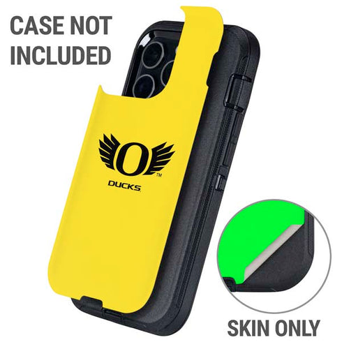 University of Oregon Ducks Yellow Otterbox Defender iPhone Skin