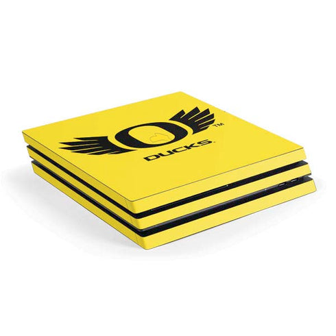 University of Oregon Ducks Yellow PS4 Pro Console Skin