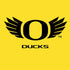 University of Oregon Ducks Yellow PS4 Slim Skin